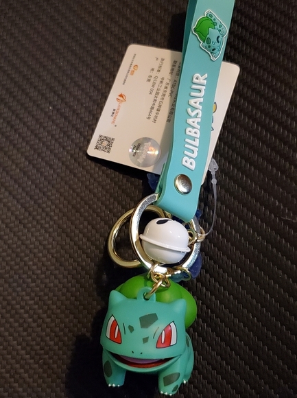 ❤️ BULBASAUR Pokemon 3 Dimensional Keychain and Bag Charm - Picture 7 of 13
